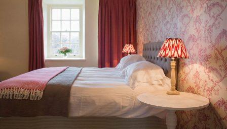 The charming Scrinidan bedroom in Arisaig House