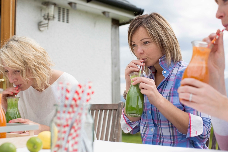 All the juices at the retreat are prepared with the best organic fruit and vegetables